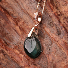 珍贵蓝碧玺★迷你桃心吊坠★高档礼品配饰