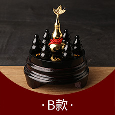 黑曜石六字真言宝运葫芦七星阵★铜葫芦黑曜石葫芦