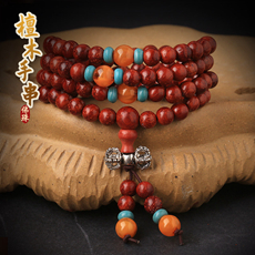 108颗佛珠手链★时尚天然紫檀木佛珠手串【多款】