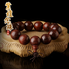 小叶紫檀佛珠手链★金星紫檀木念珠手链[多款]