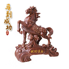 精品仿木成功宝马树脂摆件★马到成功家居办公摆件开业礼品