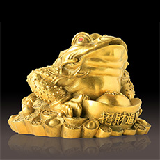 铜器金蟾摆件★金蟾工艺品摆设