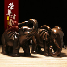 精铜彩铜系列富贵荣华象摆件★精工艺对象摆件★开业送礼家居摆件